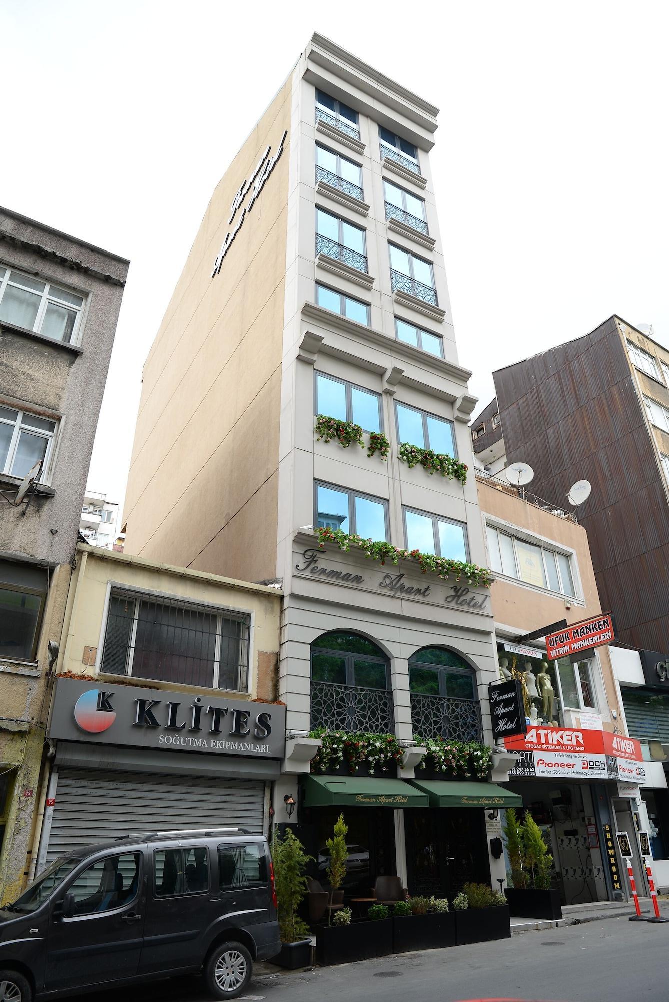 Ferman Apart Hotel Sisli Harbiye Exterior foto